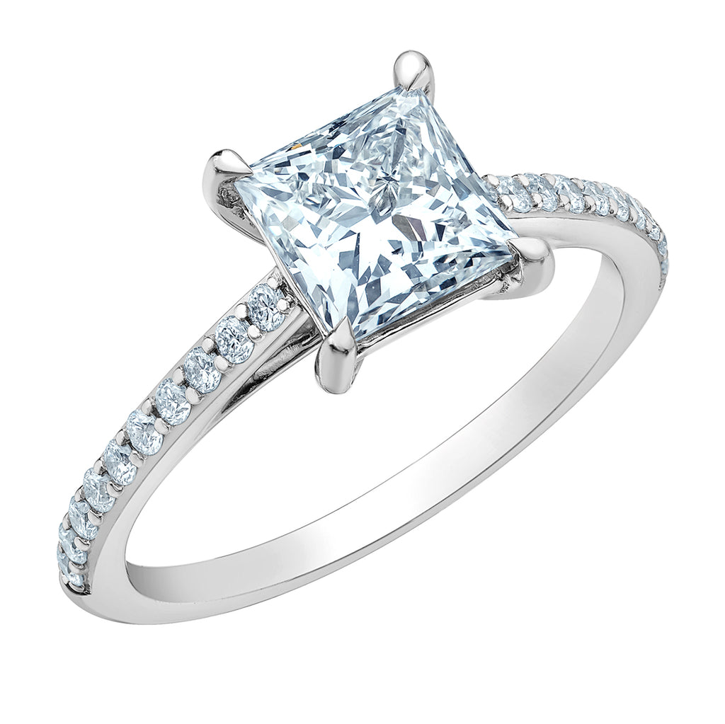 The Fancy Shape Diamond Pave-in Princess Cut - Diamond Evolution- Lab Grown Diamond Jewellery