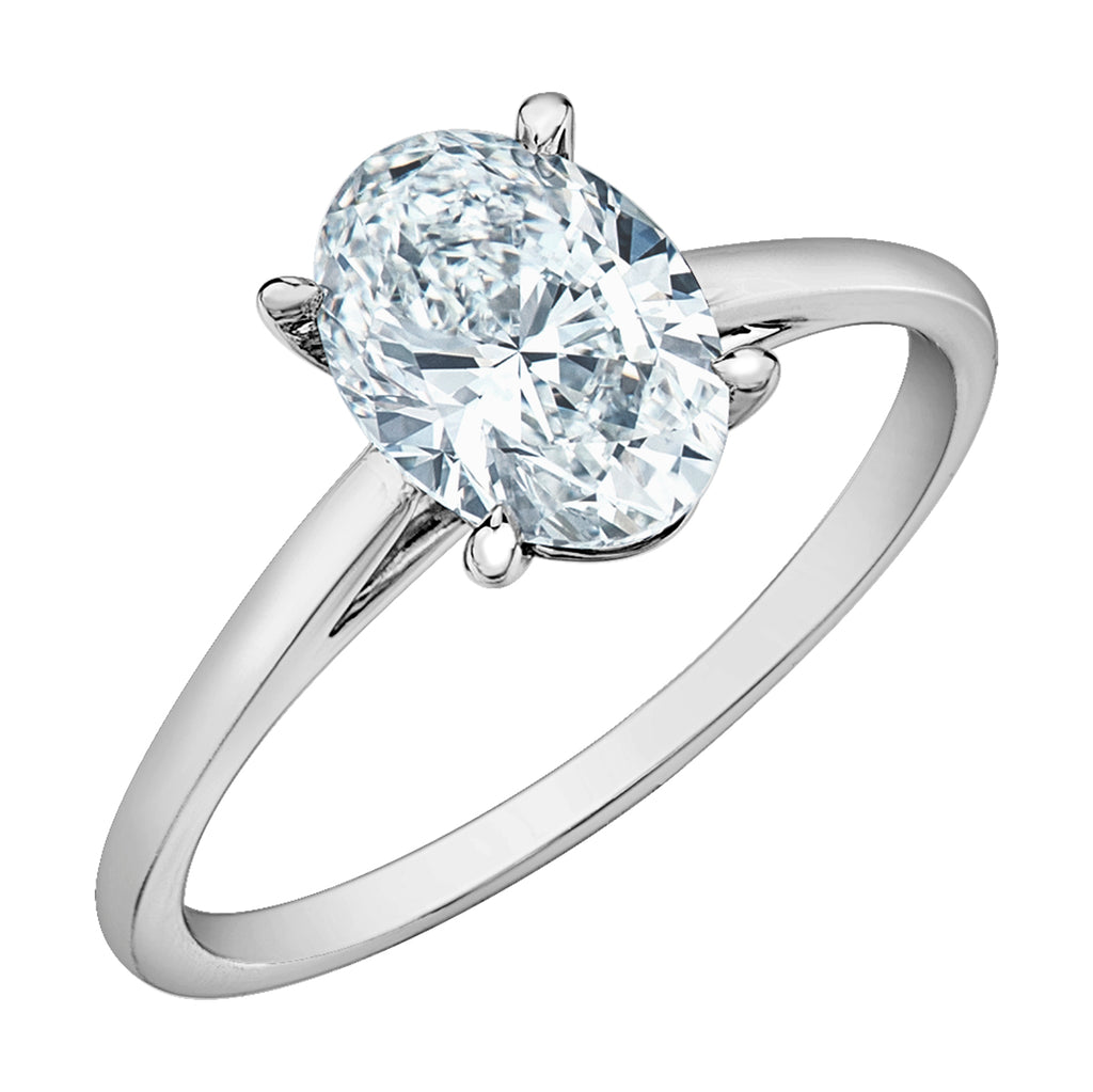 The Classic Solitaire in Oval - Diamond Evolution- Lab Grown Diamond Jewellery
