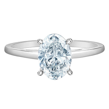 The Classic Solitaire in Oval - Diamond Evolution- Lab Grown Diamond Jewellery