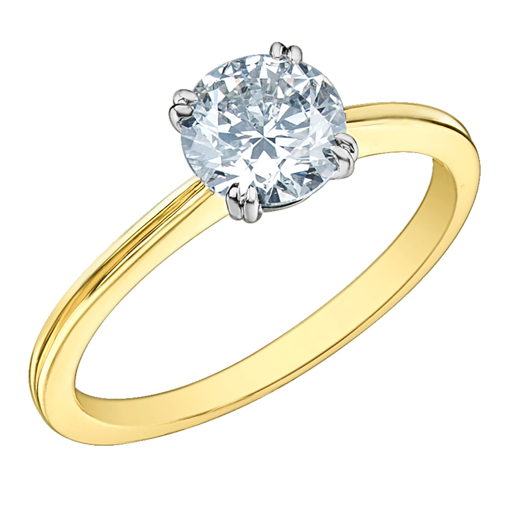 The Double Domed Solitaire Engagement Ring – Diamond Evolution- Lab ...
