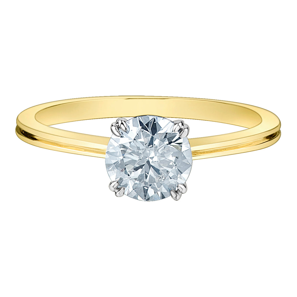 The Double Domed Solitaire Engagement Ring – Diamond Evolution- Lab ...
