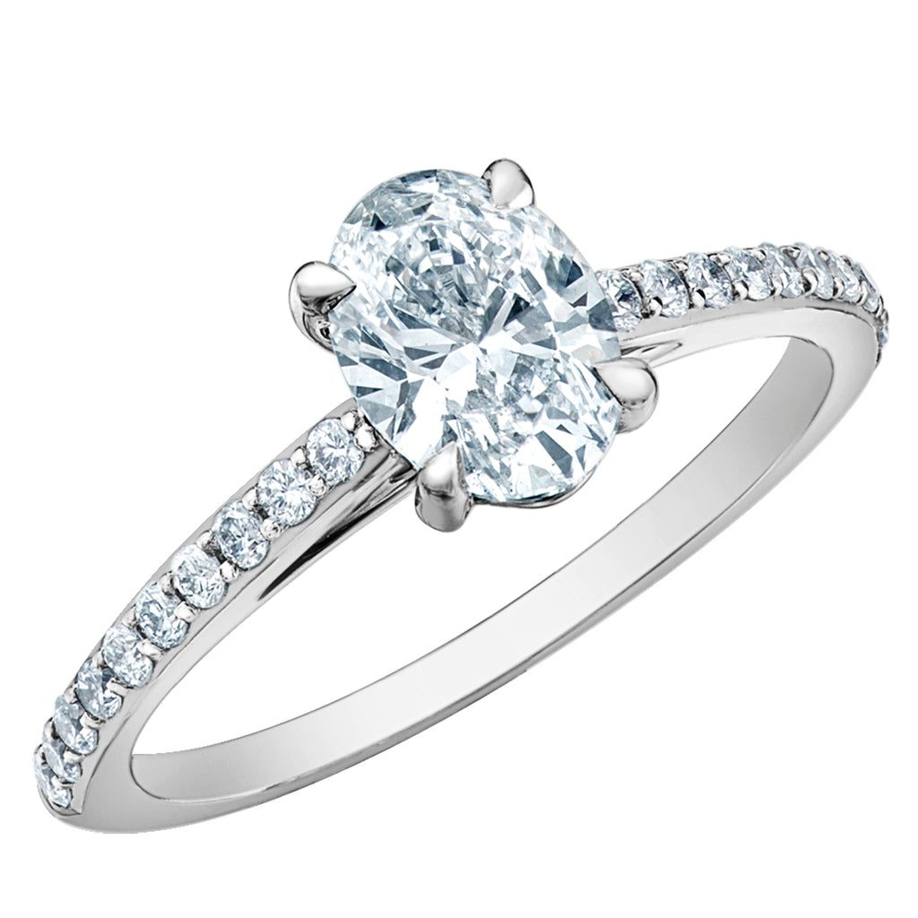 The Fancy Shape Diamond Pave-in Oval Cut - Diamond Evolution- Lab Grown Diamond Jewellery