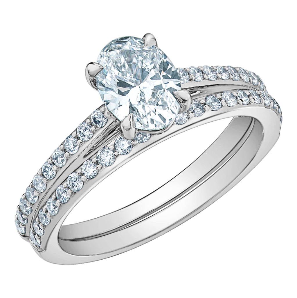 The Fancy Shape Diamond Pave-in Oval Cut - Diamond Evolution- Lab Grown Diamond Jewellery