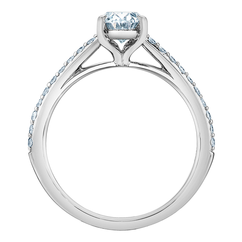 The Fancy Shape Diamond Pave-in Oval Cut - Diamond Evolution- Lab Grown Diamond Jewellery
