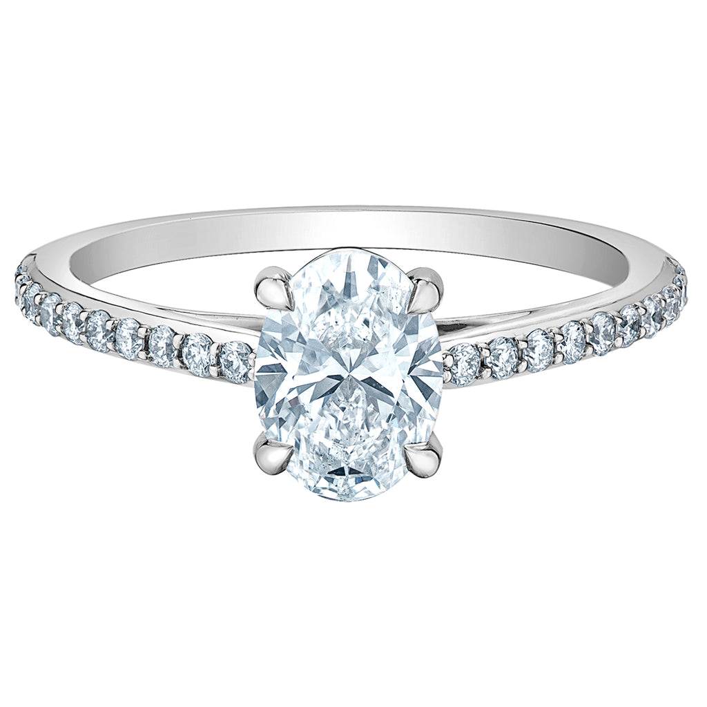 The Fancy Shape Diamond Pave-in Oval Cut - Diamond Evolution- Lab Grown Diamond Jewellery