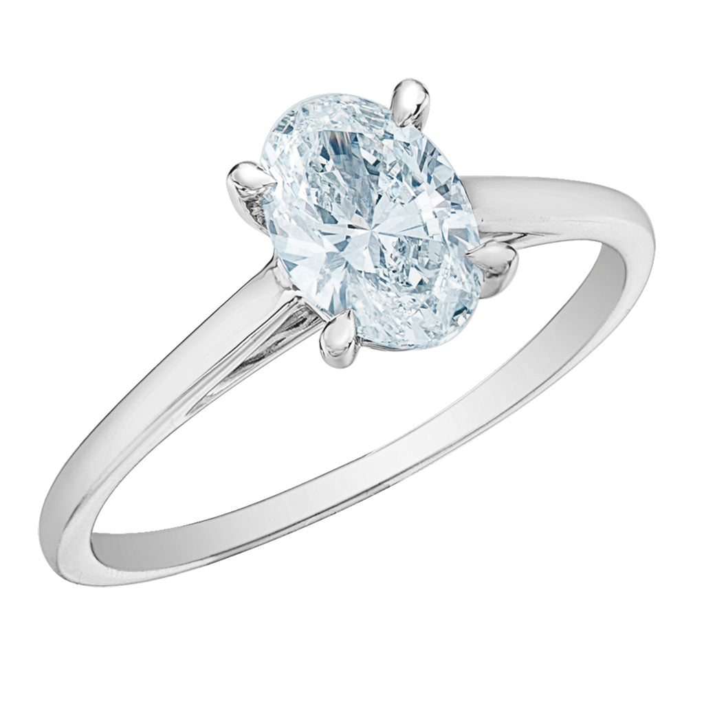 The Classic Solitaire in Oval - Diamond Evolution- Lab Grown Diamond Jewellery