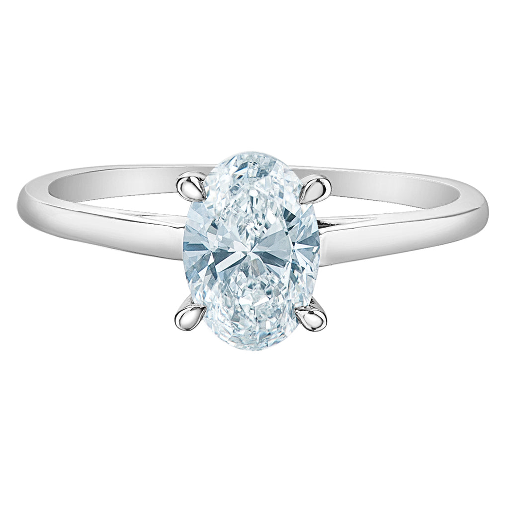 The Classic Solitaire in Oval - Diamond Evolution- Lab Grown Diamond Jewellery