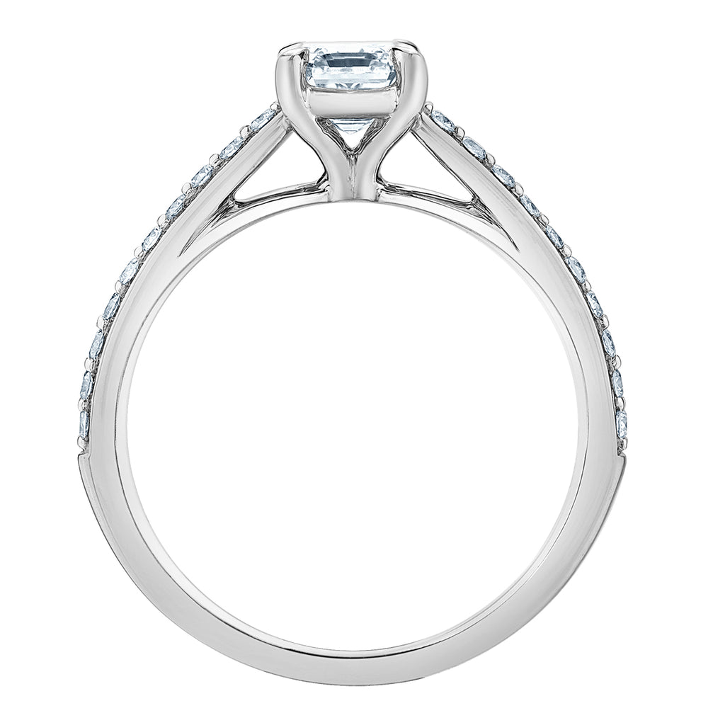 The Fancy Shape Diamond Pave-in Emerald Cut - Diamond Evolution- Lab Grown Diamond Jewellery