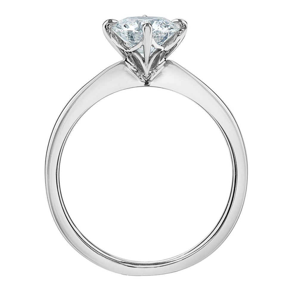 East-West Round Brilliant Engagement Ring – Diamond Evolution- Lab ...