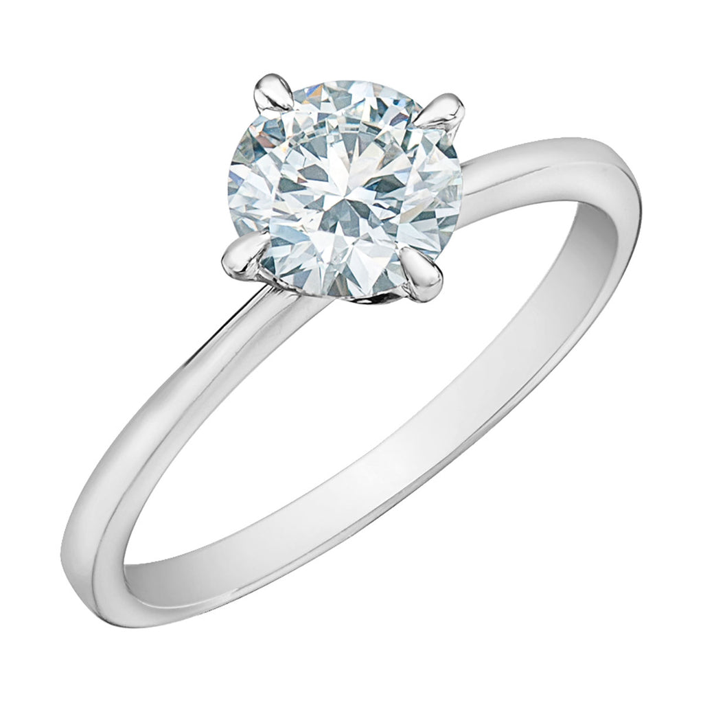 East-West Round Brilliant Engagement Ring - Diamond Evolution- Lab Grown Diamond Jewellery