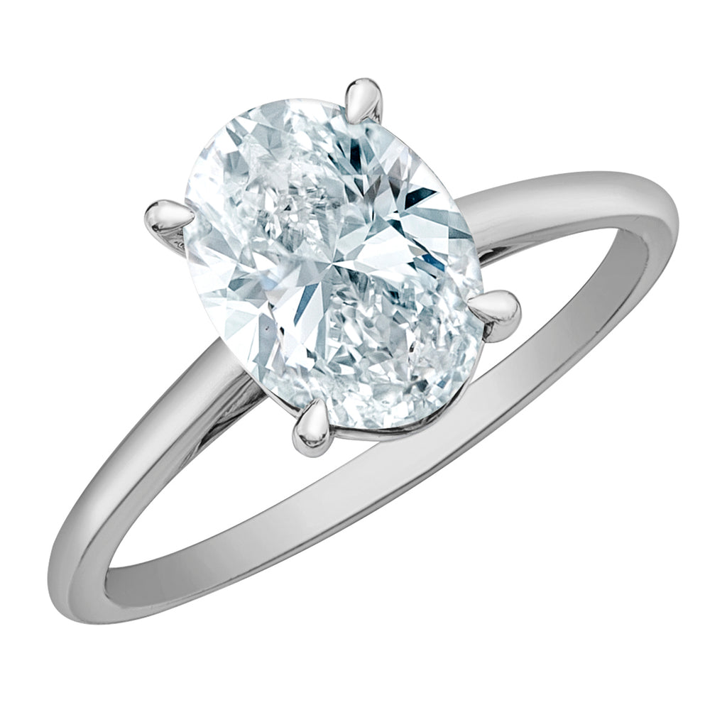 The Classic Solitaire in Oval - Diamond Evolution- Lab Grown Diamond Jewellery