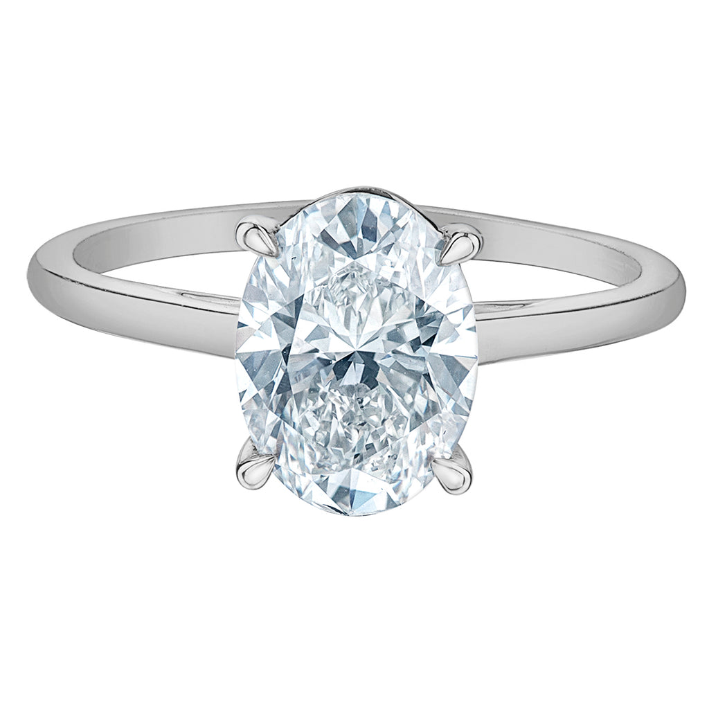 The Classic Solitaire in Oval - Diamond Evolution- Lab Grown Diamond Jewellery