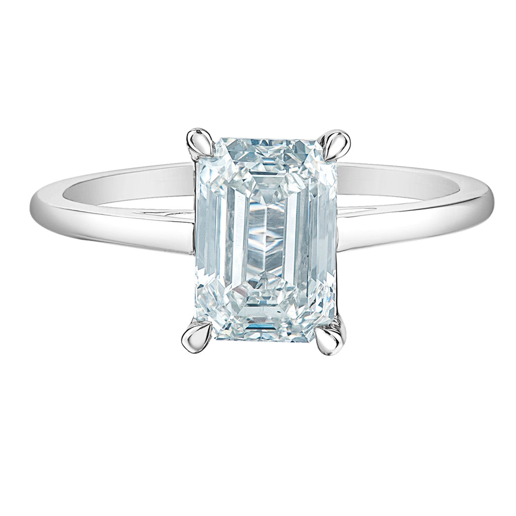 The Classic Solitaire in Emerald-Cut - Diamond Evolution- Lab Grown Diamond Jewellery