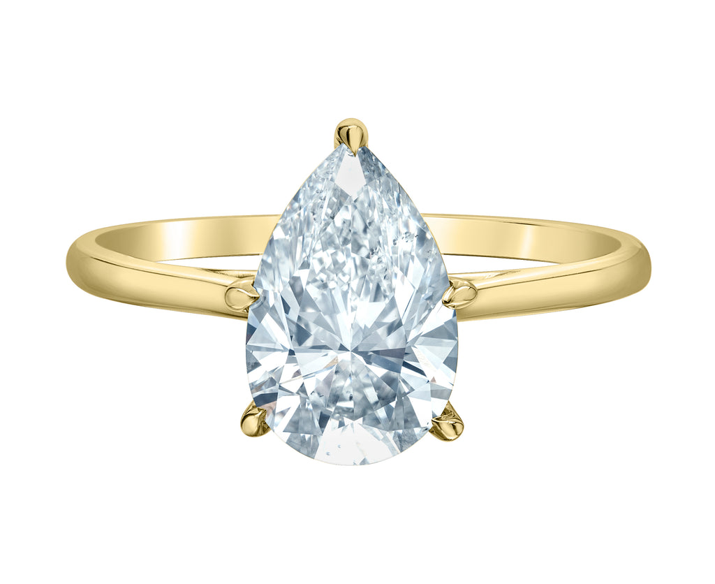 The Classic Solitaire in Pear Cut - Diamond Evolution- Lab Grown Diamond Jewellery