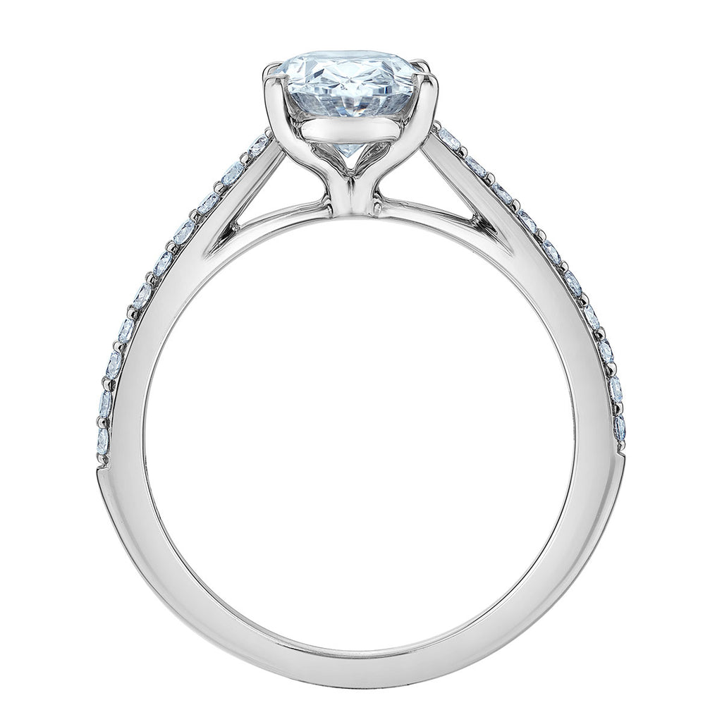 The Fancy Shape Diamond Pave-in Oval Cut - Diamond Evolution- Lab Grown Diamond Jewellery