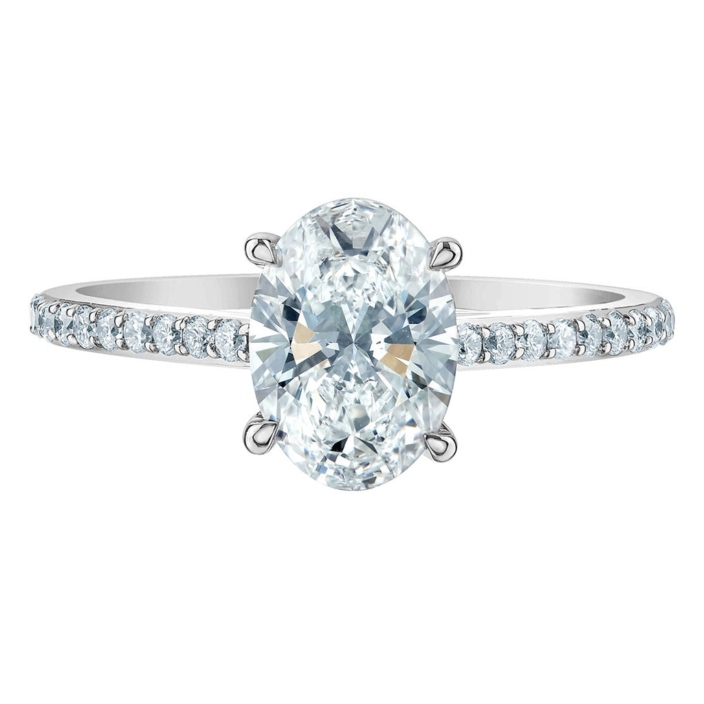 Diamond Pave Engagement Ring Collection – Diamond Evolution- Lab Grown ...