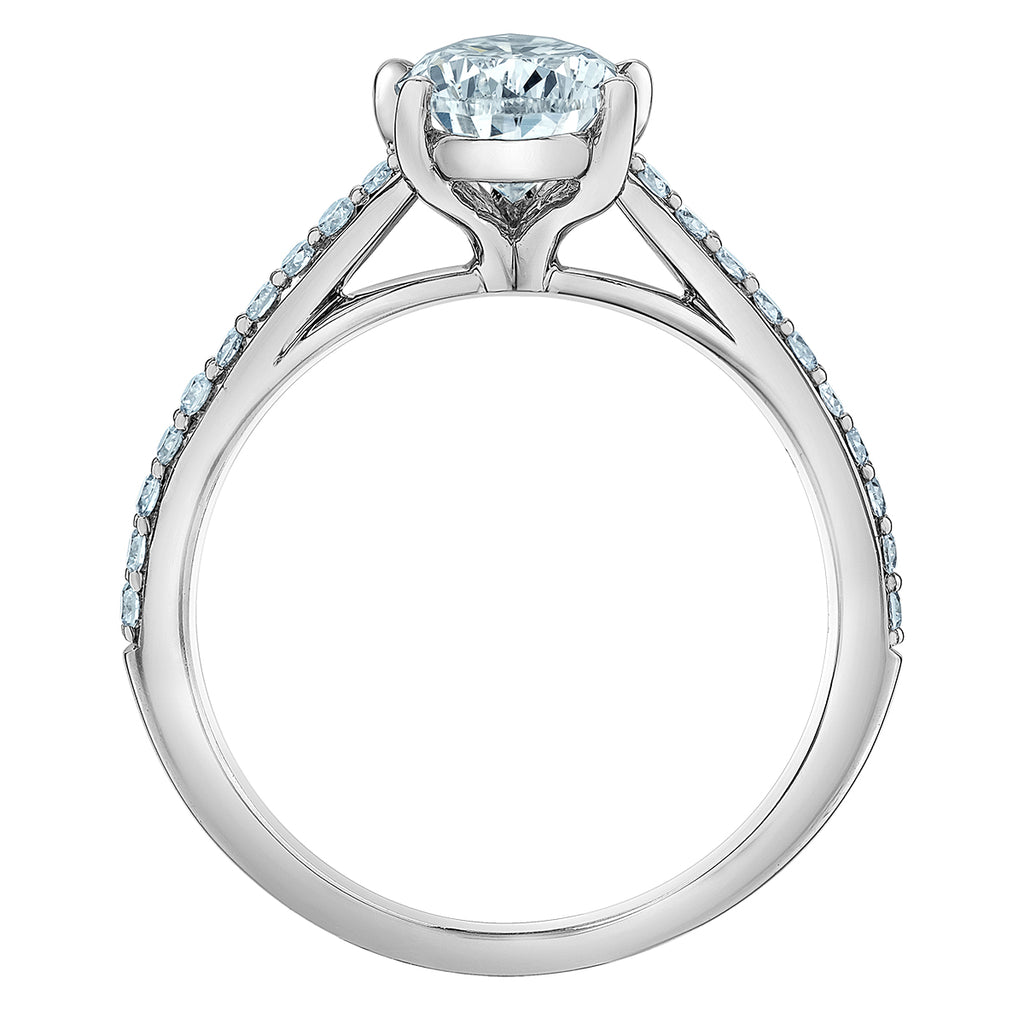 The Fancy Shape Diamond Pave-in Pear Cut - Diamond Evolution- Lab Grown Diamond Jewellery