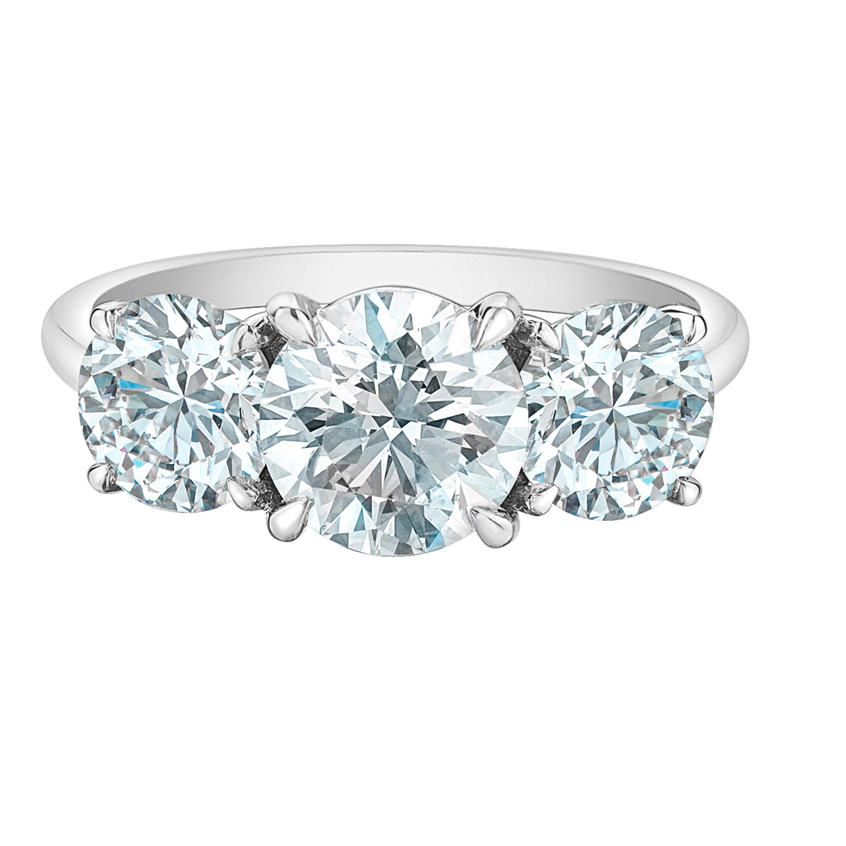 Three Stone Engagement Ring Collection with Ethical Lab Grown Diamonds ...