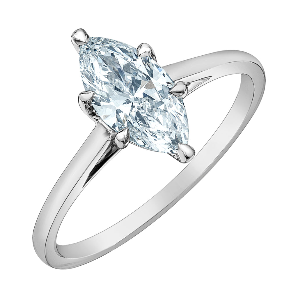 The Classic Solitaire in Marquise - Diamond Evolution- Lab Grown Diamond Jewellery