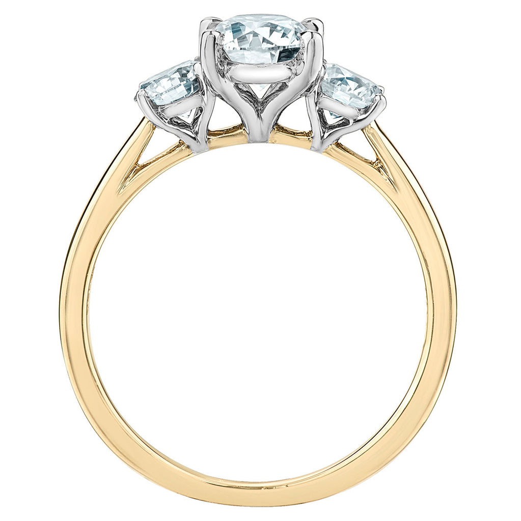 The Three Stone Ring in Oval-Cut - Diamond Evolution- Lab Grown Diamond Jewellery